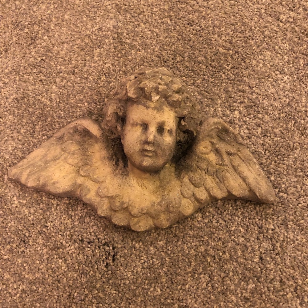Heavy angel wall hanging